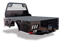 CM steel-skirted flat bed