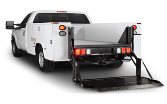 Truck with liftgate