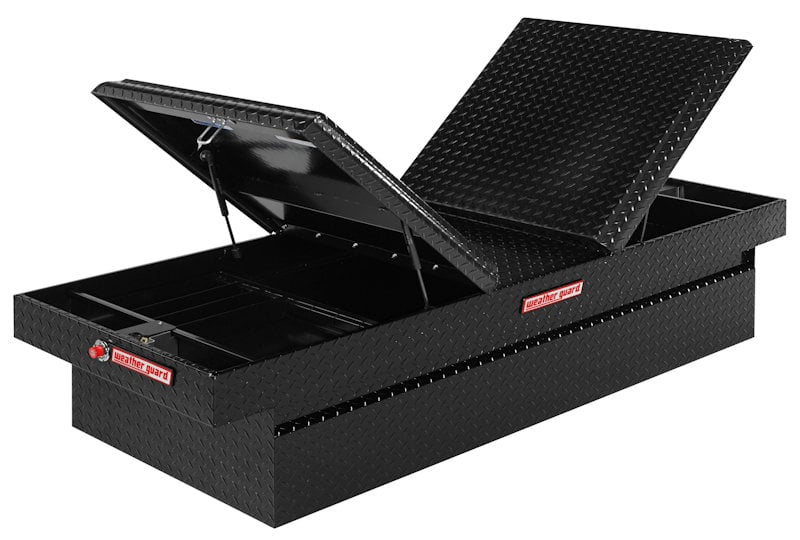 Black truck storage box