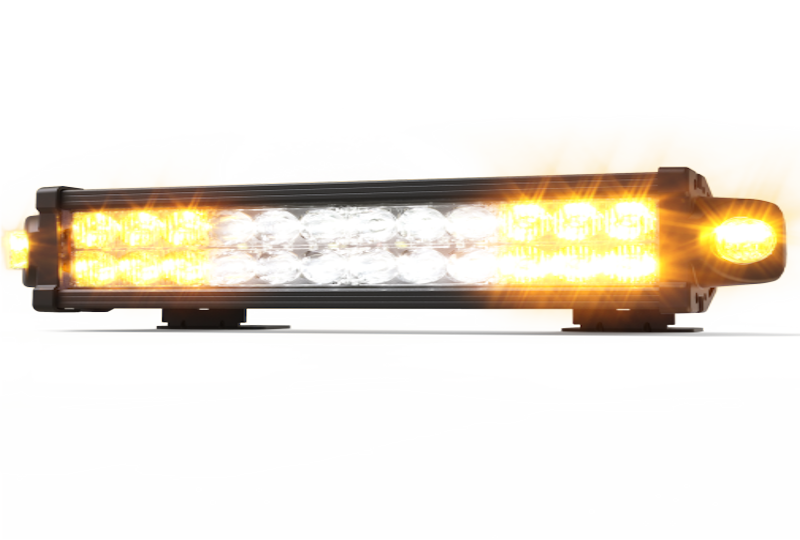 Truck Light Bar with White and Amber Lights