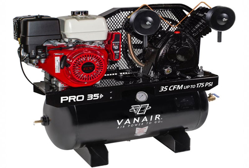 Vanair PRO 35 Gas Air Compressor