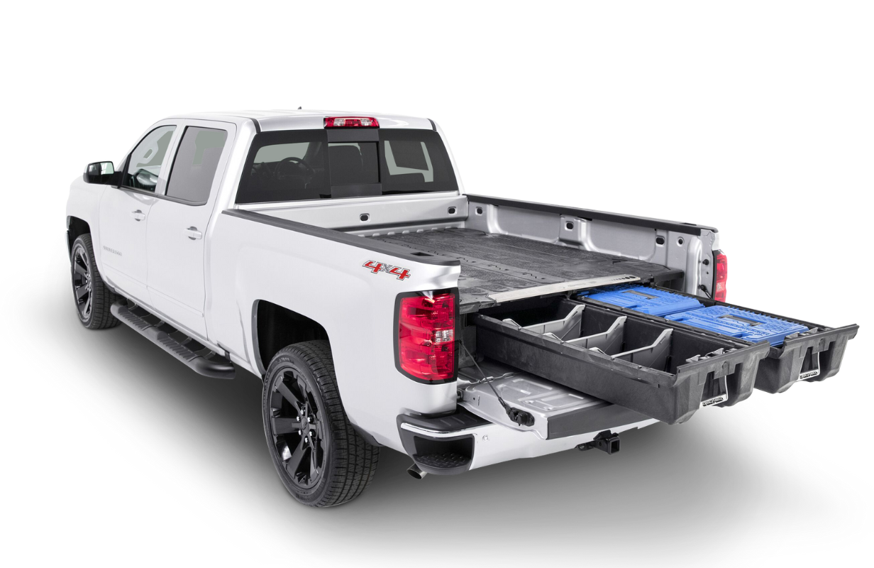 Pickup truck with custom bed